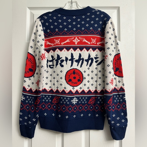 Naruto Shippuden Kakashi Holiday Sweater - Picture 2 of 4